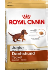 Dachshund Junior полнорационный корм для щенков породы такса в возрасте до 10 месяцевздоровье костей и суставов