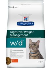 Prescription Diet Feline w/dсбалансированный рацион для борьбы с лишним весом и поддержки правильной работы желудочно-кишечного тракта у кошки