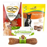 Лакомства для чистки зубов