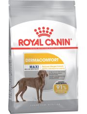 Сухой корм для собак Royal Canin Maxi Dermacomfort крупных пород при раздражениях и зуде кожи, связанных с повышенной чувствительностью