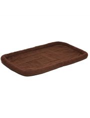 Лежак для кошек и собак Pet Line в клетку-вольер, коричневый