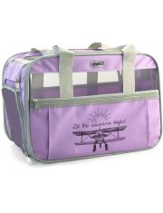 Сумка-переноска для животных Triol Техно, сиреневая