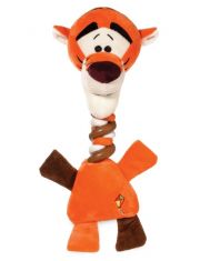 Игрушка для собак Triol Тигруля с вставками из термопластичной резины, хлопковым канатиком и пищалкой