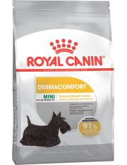 Сухой корм для собак Royal Canin Mini Dermacomfort малых пород при раздражениях и зуде кожи, связанных с повышенной чувствительностью