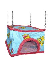 Гамак для грызунов GoSi Домик квадратный Люкс, цветной