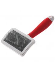 Пуходёрка для кошек и собак Pet Line ZooOne Red пластиковая с каплей