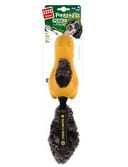 Игрушка для собак GiGwi Forestails Белка с отключаемой пищалкой, желтая