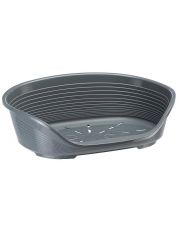 Лежак для животных Ferplast Siesta Deluxe 10 пластиковый, темно-серый