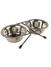 Миски для животных Trixie из нержавеющей стали на подставке