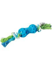 Игрушка для собак Triol Гантель с верёвкой из термопластичной резины