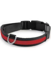 Ошейник светодиодный для животных Triol Night City красный