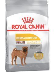 Сухой корм для собак Royal Canin Medium Dermacomfort средних пород при раздражениях и зуде кожи, связанных с повышенной чувствительностью