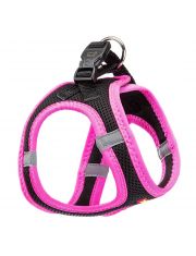 Шлейка для животных Ferplast Kaori P из полиэстера, черно-розовая
