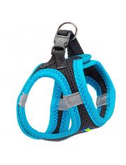 Шлейка для животных Ferplast Kaori P из полиэстера, черно-голубая