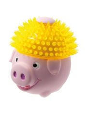 Игрушка для собак Pet Line Свинка в шапке, латексная