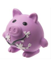 Игрушка для собак Pet Line Свинка с цветами, латексная
