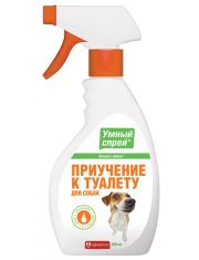 Умный спрей приучение к туалету для собак