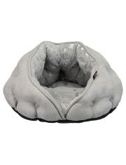 Лежак-пещера для животных Trixie Featherиз искусственной замши и плюша