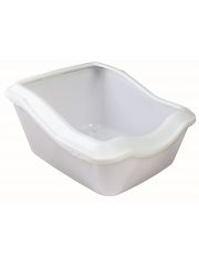 Туалет для кошек Trixie Cleany Cat с высоким бортом, белый