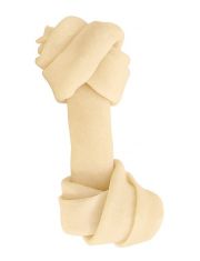 Кость узловая для собак Triol из сыромятной кожи 10 см, белая