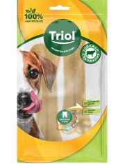 Кость из жил для собак Triol сыромятная кожа 12, 5 см 2шт