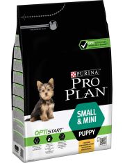 Small & Mini Puppy с комплексом Optistart сухой полнорационный корм для щенков мелких и карликовых пород, курица/рис