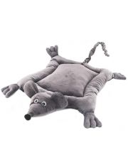 Лежак-игрушка для животных Дарэлл Mouse пухлый, серый