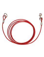 Трос привязочный для собак Triol с карабином и кольцом