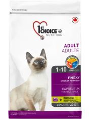 Сухой корм для кошек 1st CHOICE Finicki с курицей и сельдью, для привередливых с нормальной активностью и избирательным вкусом