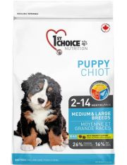 Сухой корм для щенков 1st CHOICE Puppy Medium & Large Breeds средних и крупных пород с курицей, до 14 месяцев