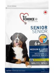 Сухой корм для собак 1st CHOICE Senior Medium & Large Breeds средних и крупных пород с курицей, пожилых или малоактивных