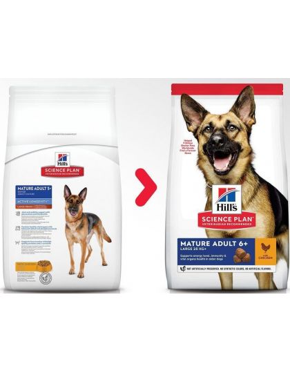 Science Plan для собак крупных пород старшего возраста с курицей