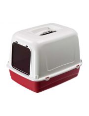 Туалет для кошек Ferplast Clear Cat 10 закрытый, угольный фильтр