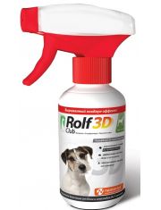 Спрей для собак Rolf Club 3D от клещей и блох