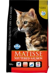 Matisse Neutered Salmon для стерилизованных кошек и кастрированных котов, с лососем