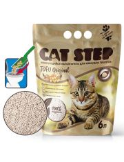 Наполнитель для кошачьего туалета Cat Step Tofu Original растительный, комкующийся