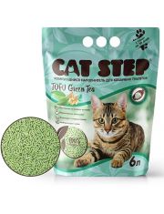 Наполнитель для кошачьего туалета Cat Step Tofu Green Tea растительный, комкующийся с ароматом зелёного чая