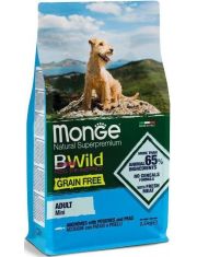 BWild GRAIN FREE Mini беззерновой корм из анчоуса с картофелем и горохом для взрослых собак мелких пород