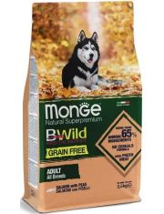 BWild GRAIN FREE беззерновой корм из лосося и гороха для взрослых собак всех пород