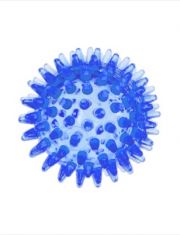 Игрушка для собак Pet Line Crystal ZooOne Мяч массажный 7 см прозрачный