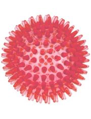 Игрушка для собак Pet Line Crystal ZooOne Мяч массажный 10 см прозрачный