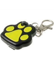 Маячок-адресник для собак Pet Line в форме лапки со светоотражателем, на карабине
