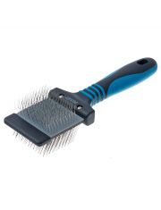 Пуходерка для кошек и собак Pet Line DeLight двухсторонняя, гибкая, жёсткий корд