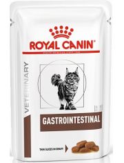 Влажный корм для кошек Royal Canin Gastro Intestinal кусочки в соусе (гастро диета) при нарушении пищеварения
