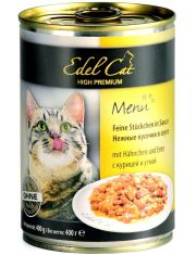Консервы для кошек Edel Cat Нежные кусочки в соусе курица и утка