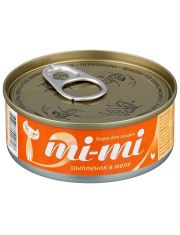 Консервы для кошек Mi-Mi с цыпленком в желе