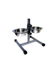 Стойка для животных Данко разборная с двумя мисками и фиксатором