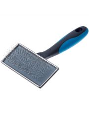 Пуходерка для кошек и собак Pet Line DeLight металлическая с каплей