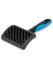 Щетка для кошек и собак Pet Line DeLight резиновая, малая, массажная, короткий корд