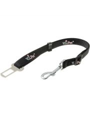 Ремень безопасности для собак Pet Line V.I.Pet Авто 20 нейлон 20мм, 43 см-70 см, черный